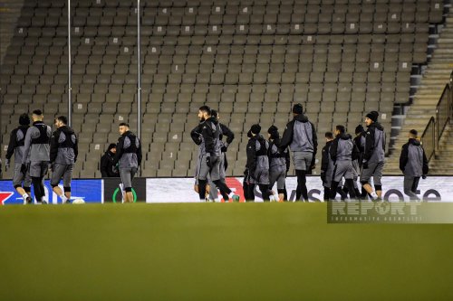 "Qarabağ" "Gent"lə oyun öncəsi son məşqi - FOTOLAR