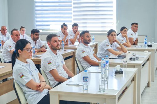 Bakıda voleybol məşqçiləri üçün beynəlxalq seminar start götürdü - FOTO