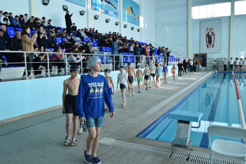 Qusar Olimpiya İdman Kompleksində üzgüçülük yarışı keçirilib