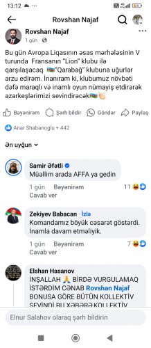 AFFA prezidentini "Qarabağ" statusuna görə peşman etdilər - FOTOLAR