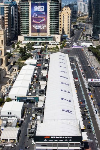 Bakıda "Formula-1"ə hazırlıq başladı - FOTO