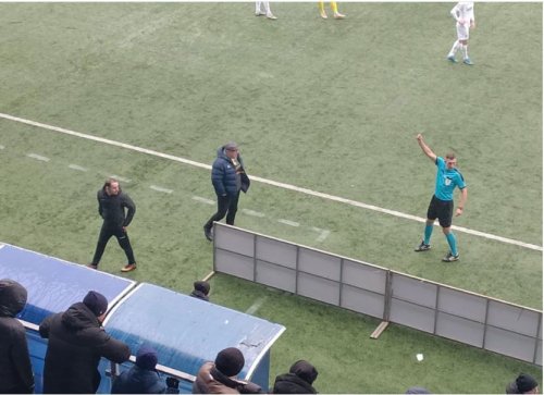 "Xəzər Lənkəran"ın keçmiş futbolçusundan tərbiyəsiz jest - FOTOLAR