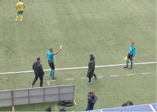 "Xəzər Lənkəran"ın keçmiş futbolçusundan tərbiyəsiz jest - FOTOLAR