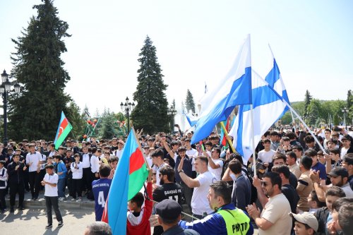 Qusarda çempionluq coşqusu - FOTOLAR