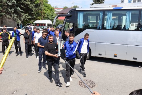 Qusarda çempionluq coşqusu - FOTOLAR