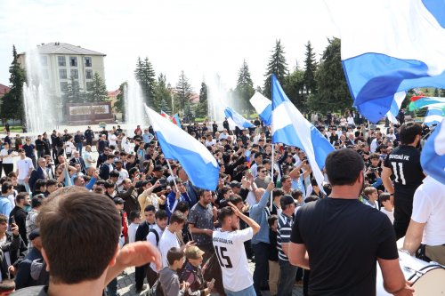 Qusarda çempionluq coşqusu - FOTOLAR