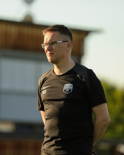 "Sabah"ın yeni baş məşqçisi futbolçulara reqbi oynatdı - FOTOLAR