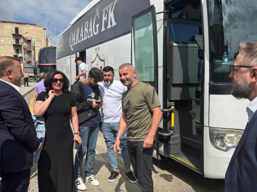 "Qarabağ"ın işğaldan azad olunmuş ərazilərə səfəri başladı - FOTOLAR