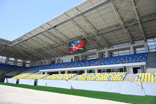 Gəncə stadionunun tutumu açıqlandı - FOTOLAR