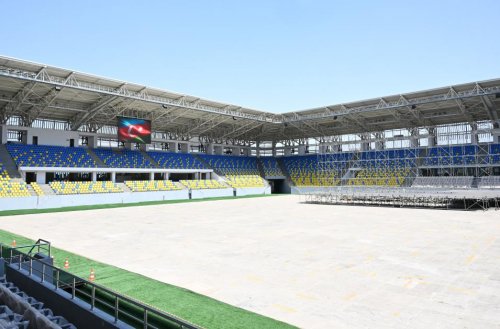 Gəncə stadionunun tutumu açıqlandı - FOTOLAR