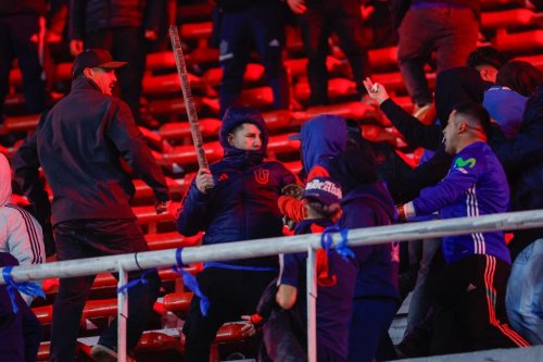 Oyun zamanı qan töküldü: 10 yaralı, 90 həbs - FOTOLAR