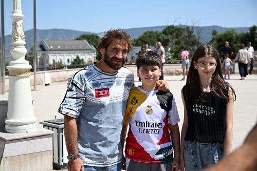 Olimpiya çempionları Qarabağ Universitetində - FOTOLAR