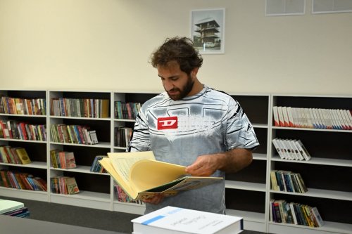 Olimpiya çempionları Qarabağ Universitetində - FOTOLAR
