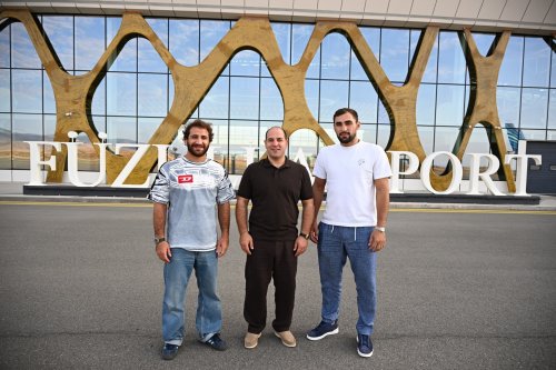 Olimpiya çempionlarımızın Qarabağ səfəri - FOTOLAR