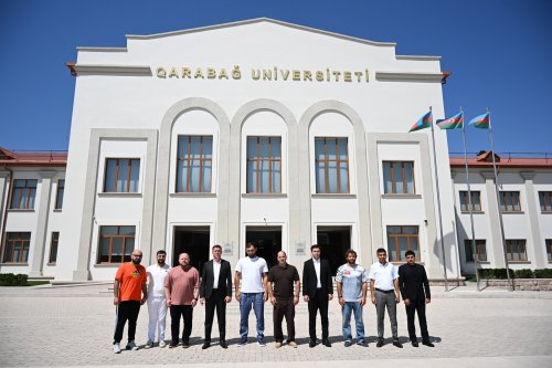 Olimpiya çempionlarımızın Qarabağ səfəri - FOTOLAR