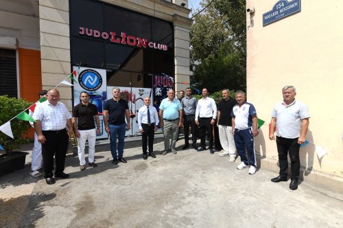 Bakıda yeni cüdo zalı açıldı - FOTOLAR