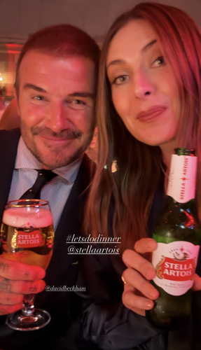 Bekhem və Şarapova pivə qonaqlığında - FOTO