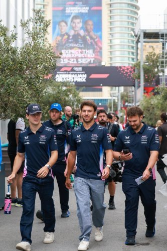 Formula 1 pilotları Bakıda - FOTO