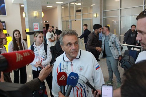 Rusiya idmançıları Gəncədə - FOTOLAR