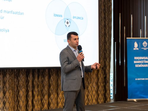 Mario Leo Bakıda futbol seminarı keçirdi - FOTOLAR