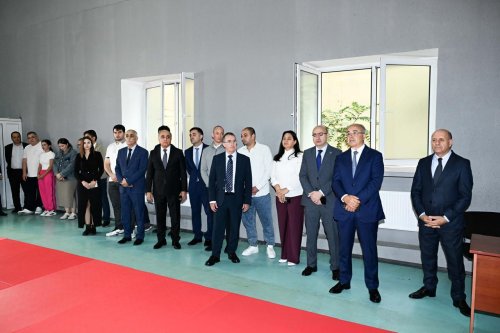 Daha bir cüdo zalı istifadəyə verildi - FOTOLAR