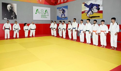 Daha bir cüdo zalı istifadəyə verildi - FOTOLAR