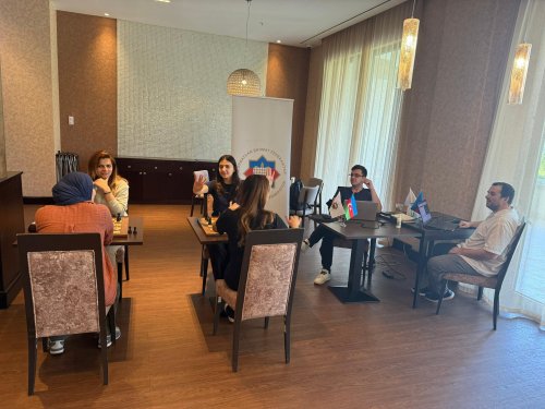 Federasiyanın baş katibi millimizin kapitanı oldu - FOTOLAR