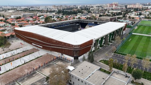 Prezident Gəncə Stadionunun açılışında - FOTOLAR