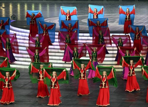 Gəncə Stadionunda MDB Oyunları üçün möhtəşəm açılış - YENİLƏNDİ - FOTOLAR Gəncə Stadionunda MDB Oyunları üçün möhtəşəm açılış - YENİLƏNDİ - FOTOLAR