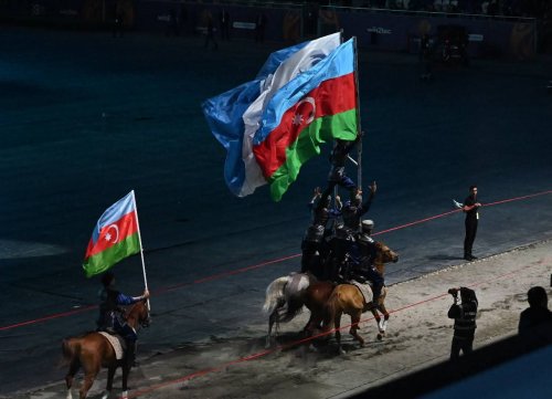 Gəncə Stadionunda MDB Oyunları üçün möhtəşəm açılış - YENİLƏNDİ - FOTOLAR Gəncə Stadionunda MDB Oyunları üçün möhtəşəm açılış - YENİLƏNDİ - FOTOLAR