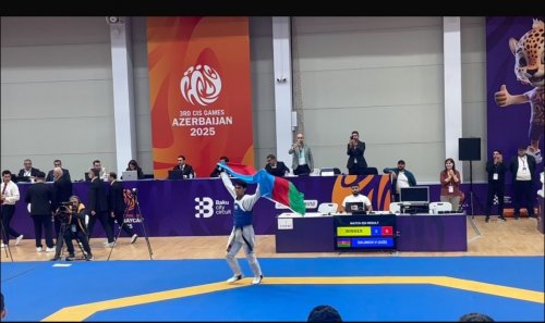MDB Oyunlarında növbəti qızıl medal - FOTOLAR