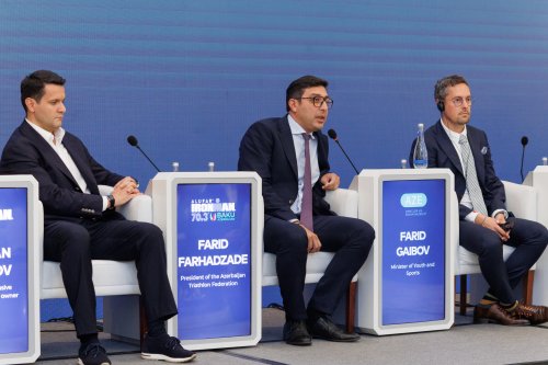 Bakıda beynəlxalq triatlon yarışı keçiriləcək - FOTO