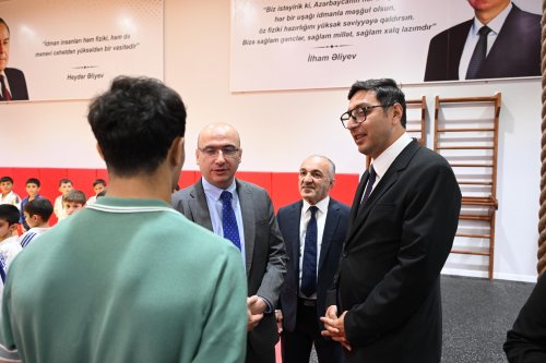 Daha bir cüdo zalı istifadəyə verildi - FOTOLAR