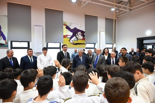 Daha bir cüdo zalı istifadəyə verildi - FOTOLAR