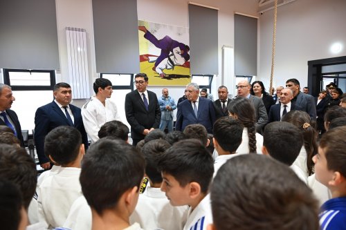 Daha bir cüdo zalı istifadəyə verildi - FOTOLAR