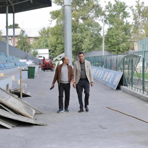 Tovuz şəhər stadionunun təhvil veriləcəyi vaxt açıqlandı - FOTOLAR
