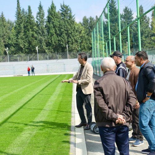 Tovuz şəhər stadionunun təhvil veriləcəyi vaxt açıqlandı - FOTOLAR