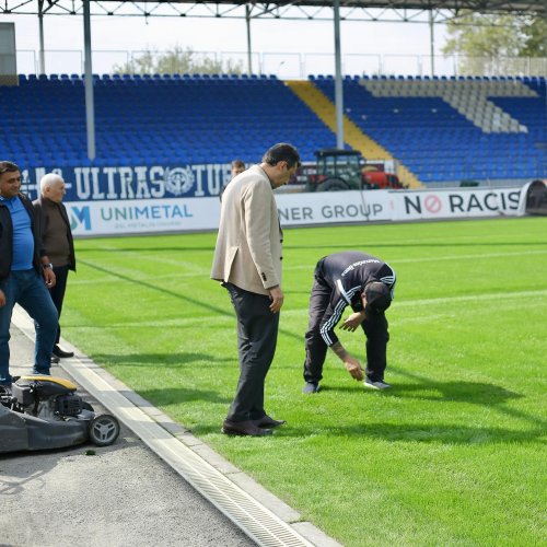 Tovuz şəhər stadionunun təhvil veriləcəyi vaxt açıqlandı - FOTOLAR