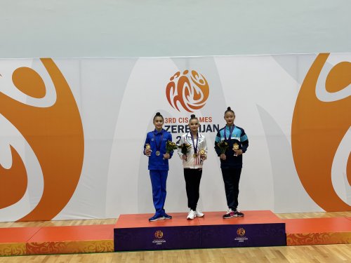 Bədii gimnastçımız III MDB Oyunlarında gümüş medal qazandı