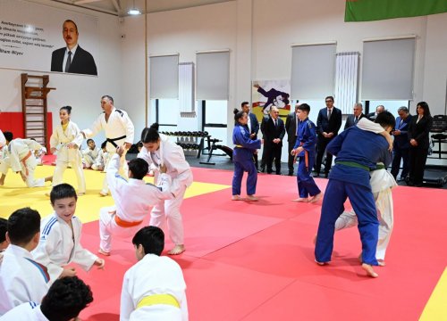 Daha bir rayonda Cüdo Mərkəzi açıldı - FOTOLAR