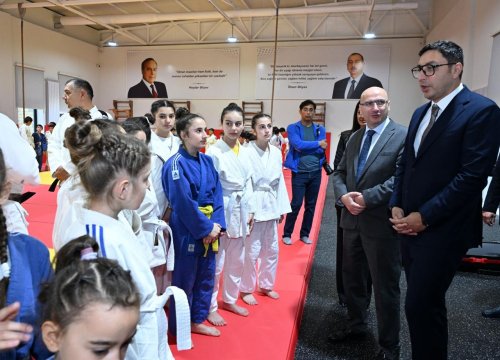 Daha bir rayonda Cüdo Mərkəzi açıldı - FOTOLAR