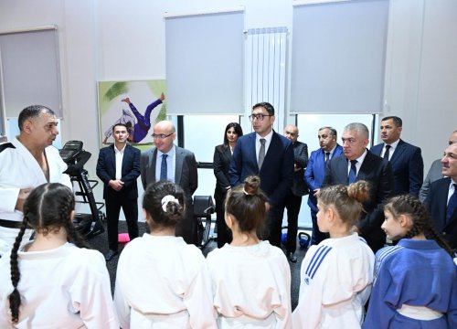 Daha bir rayonda Cüdo Mərkəzi açıldı - FOTOLAR