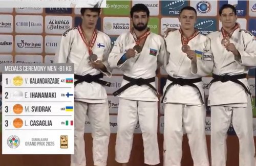 Heydərov və Qələndərzadə qızıl, Məmmədəliyev bürünc medal qazandı - YENİLƏNDİ
