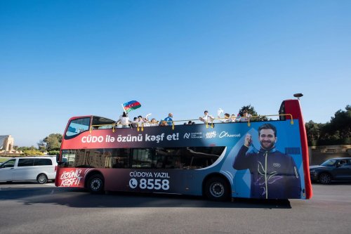 Cüdoçular “Şəhər turu”nda - FOTO Cüdoçular “Şəhər turu”nda - FOTO