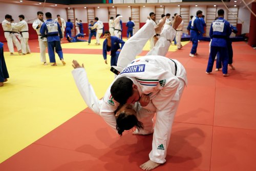 Olimpiya çempionlarımız və paracüdoçular eyni tatamidə - FOTOLAR Olimpiya çempionlarımız və paracüdoçular eyni tatamidə - FOTOLAR