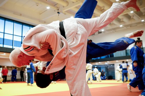 Olimpiya çempionlarımız və paracüdoçular eyni tatamidə - FOTOLAR Olimpiya çempionlarımız və paracüdoçular eyni tatamidə - FOTOLAR