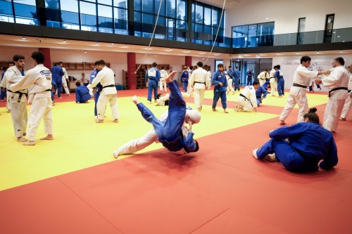 Olimpiya çempionlarımız və paracüdoçular eyni tatamidə - FOTOLAR Olimpiya çempionlarımız və paracüdoçular eyni tatamidə - FOTOLAR