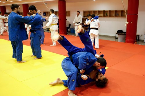 Olimpiya çempionlarımız və paracüdoçular eyni tatamidə - FOTOLAR Olimpiya çempionlarımız və paracüdoçular eyni tatamidə - FOTOLAR