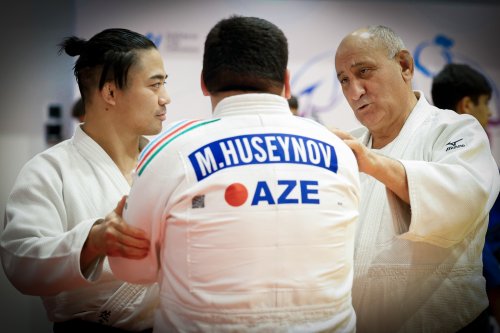 Olimpiya çempionlarımız və paracüdoçular eyni tatamidə - FOTOLAR Olimpiya çempionlarımız və paracüdoçular eyni tatamidə - FOTOLAR