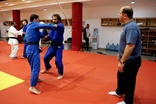 Olimpiya çempionlarımız və paracüdoçular eyni tatamidə - FOTOLAR Olimpiya çempionlarımız və paracüdoçular eyni tatamidə - FOTOLAR